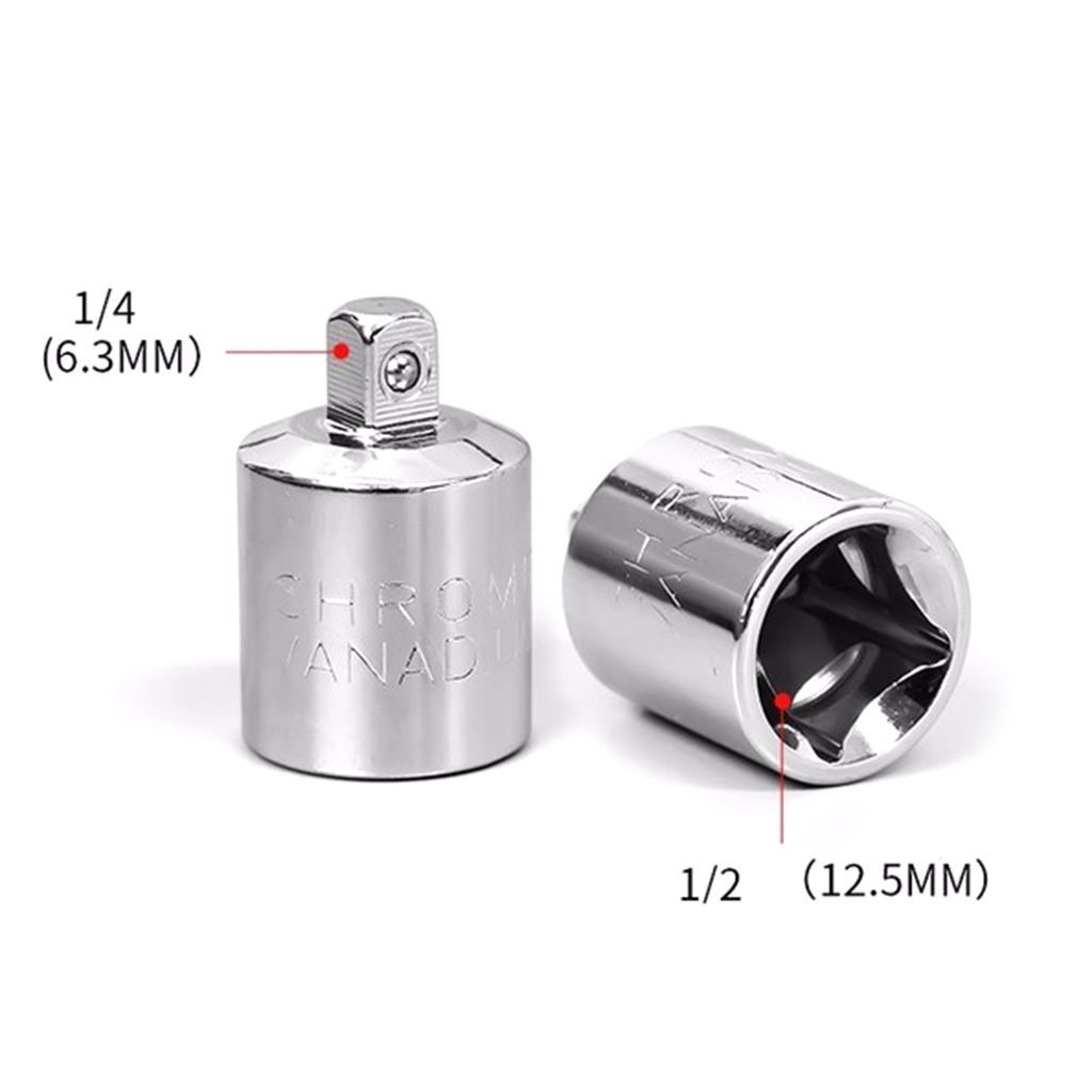 OUNONA 4-teiliges Adapter-Set Für Stecknuss & Ratsche – 1/4, 3/8, 1/2 Zoll Konverter