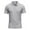 Light Gray, variant on Men Polo Shirts Solid Color Short Sleeve Button Down Collared Tops Slim Fit Stretch Athletic Golf T Shirts for Man
