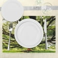thumbnail image 3 of Ambesonne Nature Place Mats Set of 4, Majestic Tree Thailand, Standard Size, Green Brown, 3 of 6