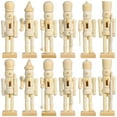 thumbnail image 5 of COMPUKAS Xmas Blank Nutcracker Wooden 12Pcs 4.7X1.7X1.6In, 5 of 8