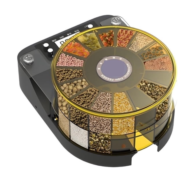 Automatic Fish Feeder Koi Rohan Arowana Feeder Can Feed Dried Shrimps Precisely, Suitable For Medium And Large Fish Tanks ,Long Lasting