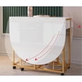 thumbnail image 3 of Folding table household small family dining table round movable telescopic multifunctional table My Lux Decor Round, 3 of 8
