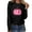 Black, variant on cllios Breast Cancer Tshirts for Women 2024 Cancer Survivor Long Sleeve Sweatshirts Cute Pink Ribbon Awareness Graphic Tees Inspirational Gifts