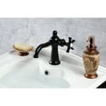 thumbnail image 2 of Kingston Brass KS3540NX Hamilton One-Handle Single-Hole Bathroom Faucet with Push Pop-Up Drain, Matte Black, 2 of 7