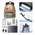 thumbnail image 4 of Fotbe Fantasy Underwater Jellyfish Mochila Ligera Casual para Laptop para Hombres y Mujeres, Mochila Impermeable de Uso Diario, Mochila para Universidad, 4 of 6