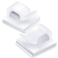 thumbnail image 5 of Pack of 60 Cable Clips, Adhesive Cable Ties, Self-Adhesive Cable Clamp Storage, Cable Jumpers, for Cable Management, Transparent, 5 of 5