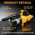 thumbnail image 6 of Cordless Vacuum for Makita 20V Battery, 3-in-1 Handheld Electric Vacuum with LED Light and 500W Motor, Portable Vacuum for Car Floor Carpet, 6 of 12