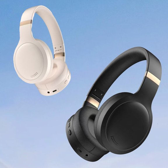 Viflosae Headphones Wireless Over the Ear Headphones Head Mounted Foldable Soft Headband Low Latency High Battery 5.4 Sports Gaming Bluetooth Headphones Earphones