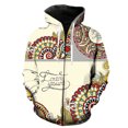 thumbnail image 1 of Sudadera con capucha y cremallera estilo nacional retro para hombre, con estampado 3D de hip hop, informal, de manga larga, estilo Harajuku, de gran tamaño, gran oferta 2024, 1 of 6