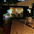 thumbnail image 3 of Solar Garden Lights Firework Lights Outdoor Starburst Sparkler 2Pcs 240 LED Waterproof for Path, Walkway, Patio, Yard, Flowerbed, Parties (Colorful), 3 of 6