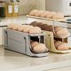 thumbnail image 2 of Stackable Eggs Storage Box Multi layer Slide Tray Practical Eggs Organizer Automatic Scrolling Eggs Tray Eggs Dispenser Gray, 2 of 4