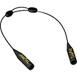 Cablz Zipz Adjustable Eyewear Retainer | Adjustable Lightweight Low Profile Off-The-Neck Eyewear Retainer | Black Stainless (14-Inch XL)