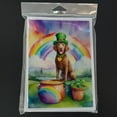 thumbnail image 3 of Chesapeake Bay Retriever St Patrick's Day Greeting Cards Pack of 8 7 in x 5 in, 3 of 3