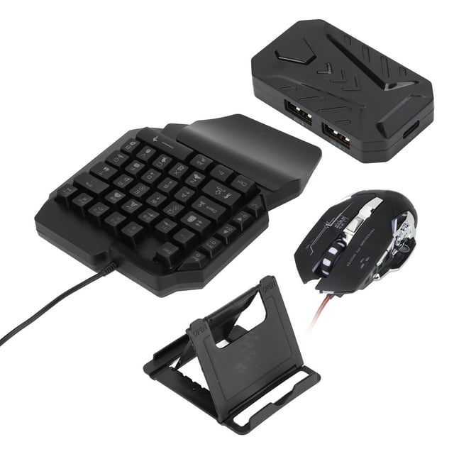 Convertidor de Ratón y Teclado Con Cable para, Adaptador de Juego Móvil sin demora, Conn. Compatible