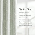 thumbnail image 7 of Lush Decor Willow Garden? Shower Curtain Single 72" W X 72" L Sage - Green Bath Curtain - Botanical Shower Curtain - Coastal Bathroom Decor, 7 of 7
