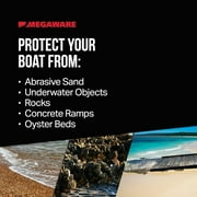 Megaware ذاتية اللصق DIY Keel Guard - تطيل حياة قاربك - 5 بوصات واسعة (أسود)
