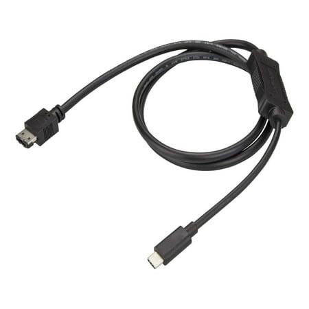 Desktop Esata Usb StarTech.com USB-C to eSATA Cable - For External Storage Devices - USB 3.0 (5Gbps) - 3 ft. (1 m) ()