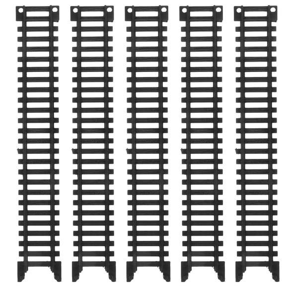 Shisuyan 5Pcs Replacement Parts for Toy Train Toddler Train Track Expansion Pack Plastic Railway Track Railway Systems Child Educational Plaything