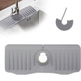 thumbnail image 2 of 2024 New Kitchen Sink Faucet Mat Silicone Drain Mat Sink Tray Protector Kitchen Sink Bathroom Faucet Protector Mat, 2 of 5