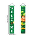 thumbnail image 3 of XEOVHV St Patricks Day Porch Sign Green Welcome Door Banners, Garage Banner, Hanging St Patricks Day Decorations Outdoor Indoor Decor Wall Front Door Yard Signs, 3 of 7