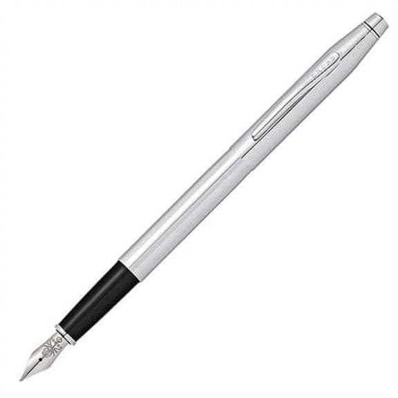 Cross Classic Century Lustrous Chrome W/ Stainless Steel Fine Nib Fountain Pen
