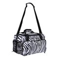 thumbnail image 2 of Bolso de mano con raya de cebra, bolsa de herramientas de peluquería, tijeras portátiles, soporte para peine, estuche de peluquería, 2 of 8
