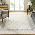 thumbnail image 2 of SAFAVIEH Casablanca Claudia Medallion Area Rug, Ivory/Black, 8' x 10', 2 of 8