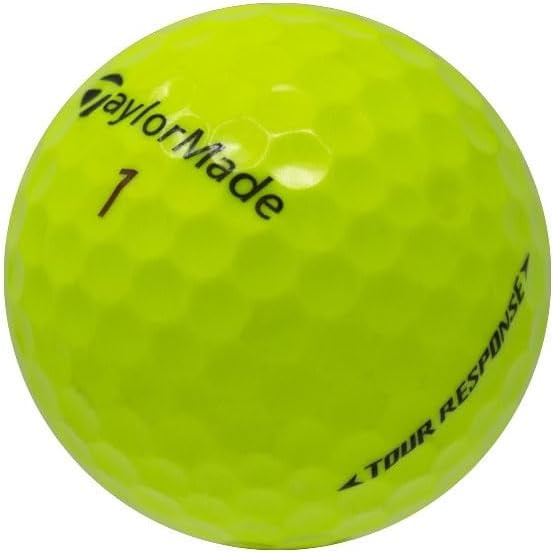 Pre-Owned TaylorMade Tour Response Yellow Golf Balls, Mint / AAAAA Condition, 36 Count, by Reload
