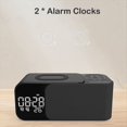 thumbnail image 5 of EstéReo Digital Radio FM Reloj Despertador Luz Altavoz Bluetooth Cargador InaláMbrico de 10 W-Azul, 5 of 5