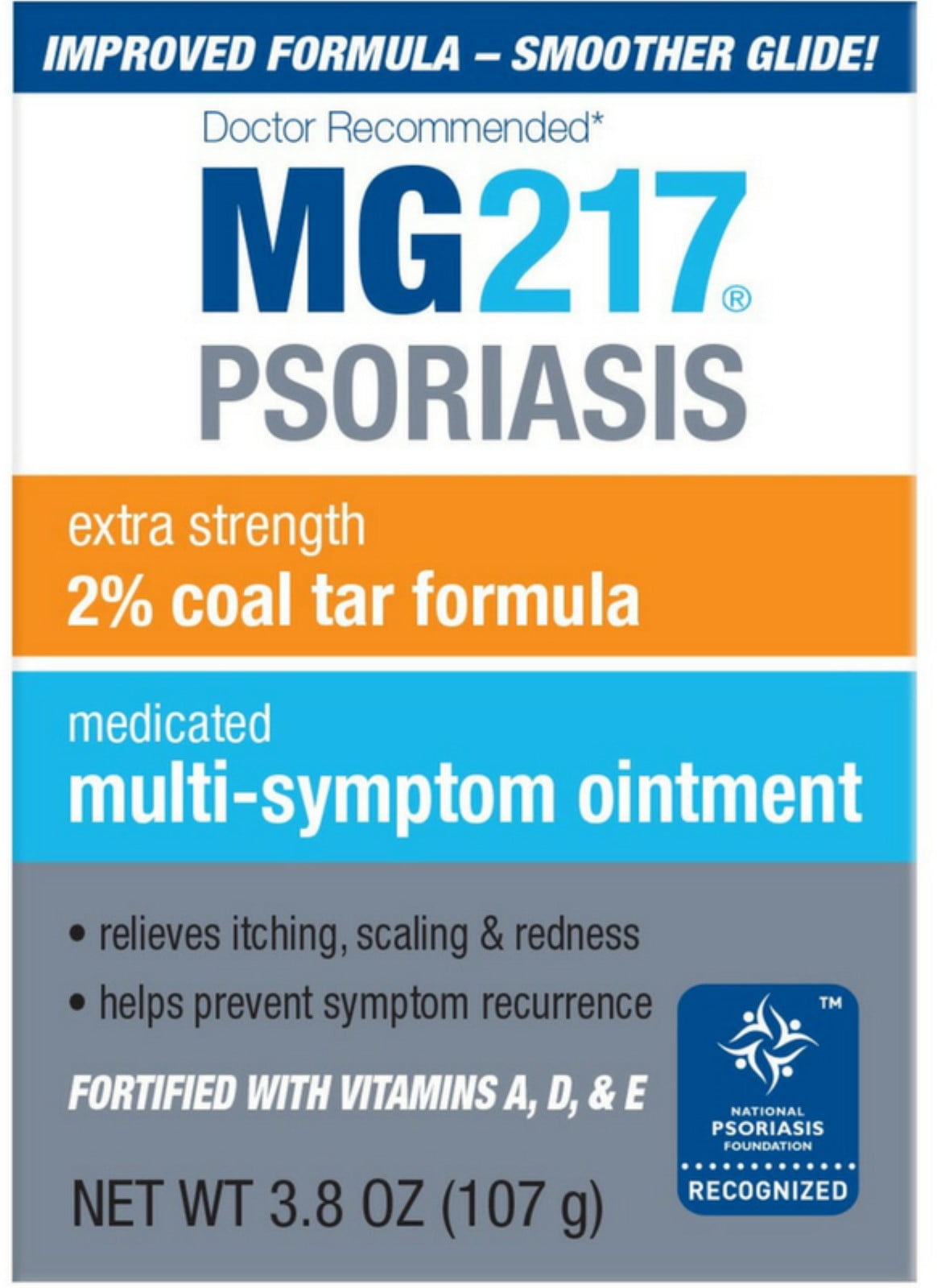 4 Pack MG217 Medicated MultiSymptom Psoriasis Ointment, Extra