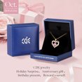 thumbnail image 6 of CDE Love Heart Pendant Necklaces for Women 925 Sterling Silver with Birthstone Zirconia Rose Gold Diamond Anniversary Jewelry Best Gift Ideas for Women Fine Packing Gift Box, 6 of 9