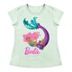 thumbnail image 2 of Playera Para Niña Mattel Barbie Cuello Redondo Manga Corta Talla 6 Verde, 2 of 2