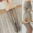 thumbnail image 4 of pantys mujer invierno pantys mujer Pantimedias térmicas gruesas para mujer, medias traslúcidas falsas forradas de lana, medias elásticas de cintura alta para invierno, 4 of 4