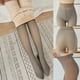 thumbnail image 4 of pantys mujer invierno pantys mujer Pantimedias térmicas gruesas para mujer, medias traslúcidas falsas forradas de lana, medias elásticas de cintura alta para invierno, 4 of 4