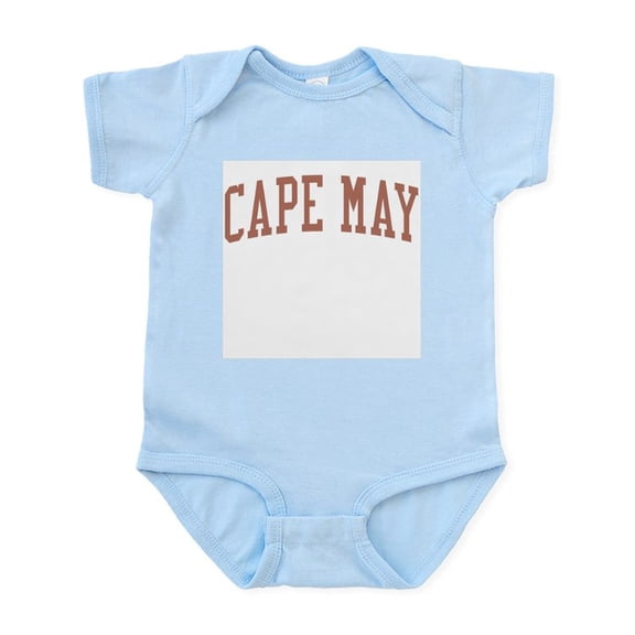 CafePress - Cape May New Jersey NJ Red Infant Bodysuit - Baby Light Bodysuit, Size Newborn - 24 Months