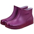 thumbnail image 4 of PFDDRW Waterproof Low Cut Short Tube Fashionable Plastic Female Student Rain Shoes, 4 of 8