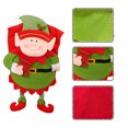 thumbnail image 4 of OEFNTAC Christmas Dining Chair Covers Chair Back Covers Kitchen Chair Covers for Holiday Festive Decoration 19x19.6in Christmas Decorations Indoor, 4 of 6