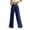 Dark Blue, variant on Fsahion Plus Size Casual Sweatpants for Womens Elastic Waist Solid Color Loose Casual Sweat Pants Bleak Deal on Clearance!