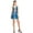 Blue, variant on Women's UK Flag Union Jack British Ginger Power Costume Sequin Dress