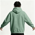 thumbnail image 7 of Domuza Fleece Hooded Sweatshirt for Men Casual Long Sleeve Hoodies Pullover Fashion Drawstring Hoodie with Kanga Pocket Mint Green 3XL, 7 of 7