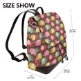 thumbnail image 2 of Disketp Cute Elephants Mochila de Cuero para Mujer, Bolso de Espalda Antirrobo con Estilo para Viaje, Trabajo y Uso Diario, 2 of 4