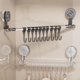 thumbnail image 1 of Ganchos de ventosa Toallero de alta resistencia | Organizador de baño y cocina | 10 ganchos multiusos | Instalación sin taladro | Claro o gris | 33,5x10,1x4,3cm | Plástico | 1 Paquete, 1 of 7