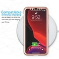 thumbnail image 6 of iPhone 11 Pro Max Case, iPhone 11 Pro Max 6.5" Case, Tekcoo [T360] 11 Pro Max Case W/[Tempered Glass Screen Protector] Ultra Thin Full Body Dual Layers Hard Slim Plastic Phone Cover -[Rose Gold], 6 of 7