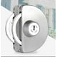 thumbnail image 3 of No Drilling Stainless Steel Glass Door Lock Double Glass Door Lock Center Glass Door Lock Double Sliding Door Glass Door Auspicious, 3 of 4