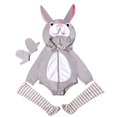 thumbnail image 1 of Disfraces navideños para bebés, conjuntos de ropa para niñas y niños pequeños, mono con capucha y calcetines largos, ropa navideña de 18 a 24 meses, 1 of 4