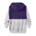 thumbnail image 5 of Fuzzy Sherpa Jacket for Men Plush Fleece Long Sleeve Zip-up Hoodie Casual Warm Winter Cozy Jacket Coats Outdoor Fashion, 5 of 6
