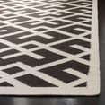 thumbnail image 4 of Safavieh Dhurries Brianna Geometric Area Rug, Brown/Ivory, 8' x 8' Square, 4 of 11