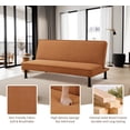 Convertible Sofa Bed with Adjustable Backrest 3 Positions, Convertible ...
