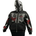 thumbnail image 2 of MesaSe Skeleton Sweat à Capuche Femmes Hommes Sweat-Shirt Imprimé Graphique, 2 of 6