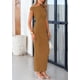 thumbnail image 4 of Vestido largo PRETTYGARDEN para mujer, verano 2025, con un solo hombro, 4 of 8